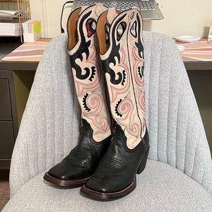 Tony Lama Buckaroo Cowgirl Boots